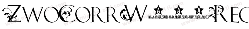 ZwoCorrW01-Regular R字体转换